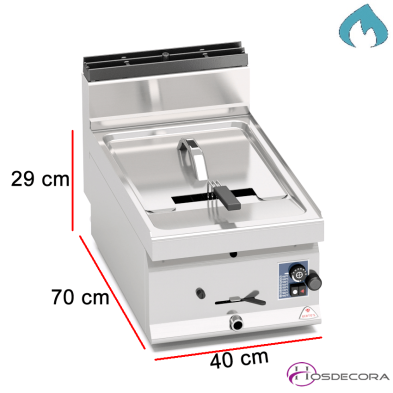 Freidora a Gas Acero Fondo 70 - 10 L- GL10B
