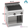 Barbacoa  a Gas Lávica Fondo 70 - 13.8 KW- PLG80M/G