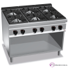 Cocina a Gas Fondo 90- 6 Fuegos 12, 7 y 3.5 KW