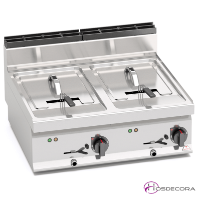 Freidora Doble eléctrica 10+10 L- 2 x 6 KW- E7F10-8B