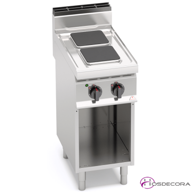 Cocina Eléctrica Fondo 70 - 2 Fuegos 5.2 KW. E7PQ2M