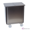 Contenedor Inox de Panaderías 115 litros 72.5 x 39.5 cm -486008