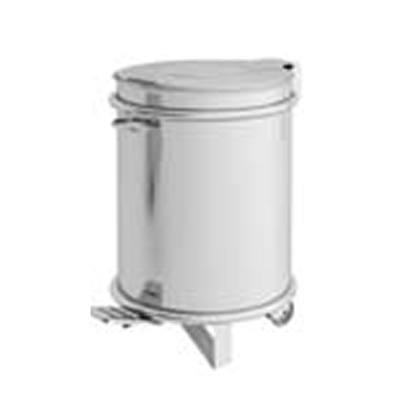 Cubo de basura en acero Inox con pedal.
