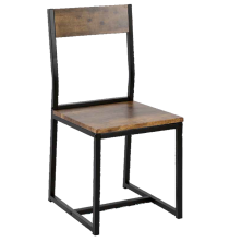 Silla vintage de bar Metalica y Madera - HORNACHOS