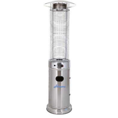 Estufa baja cilíndrica para exterior