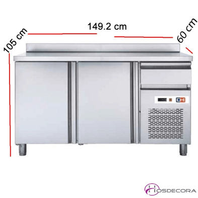Frente mostrador frío 2 Puertas 47-FMCH150