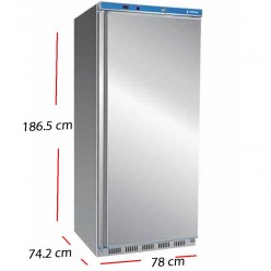 Congelador Inox Alto de cocina 600 L. 77.5x69.5 cm - ANS-601-I