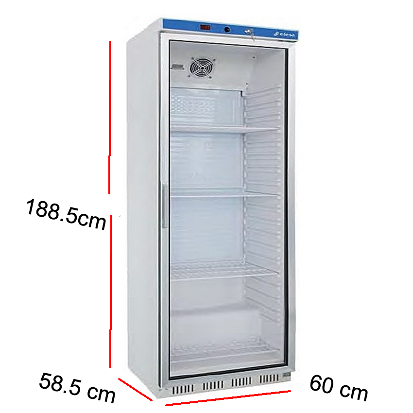 Armario de mantenimiento de congelados con puerta de cristal