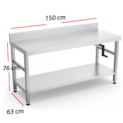 Mesa con sistema de elevación 070662
