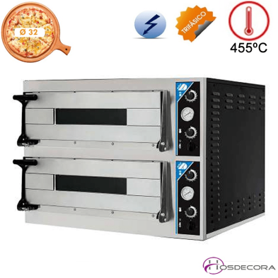Horno de pizza eléctrico 25-6D32+6D32