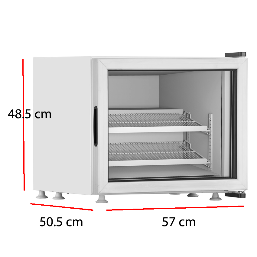 Congelador vertical pequeño 150 litros, acabado blanco IBER-A25B-C