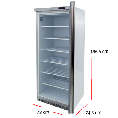 Congelador de acero con guías GN. ACCH-600I