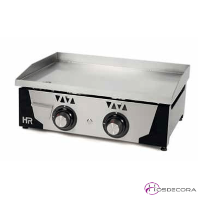 Plancha de gas 8 KW - 60 x 47 cm - 15mm