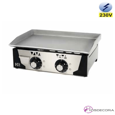 Plancha de asar eléctrica Acero 4 KW - 6mm.