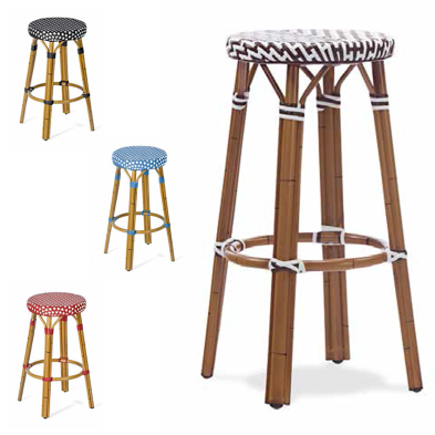 Taburete de terraza estilo parisino