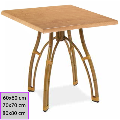 Mesa para sillas de trraza cafeterias