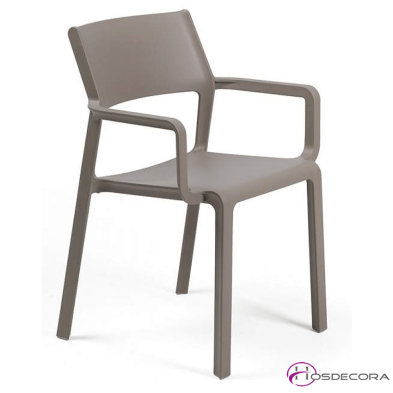 Silla apilable para exterior de bar -Almussafes tortola