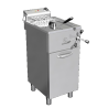 Freidora de Agua y aceite con sistema de elevación.