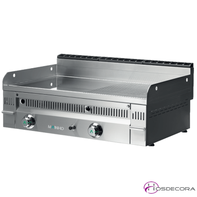 Plancha a Gas para asar CROMO-Mixta 19 KW.