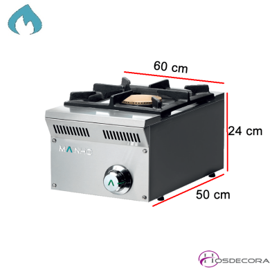 Cocina a Gas Fondo 50 - 1 Fuego 6 KW- ELE-31G