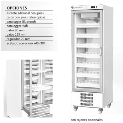 Armario mantenimiento vacunas profesional para farmacias
