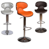 Taburete regulable y tapizado de varios colores Miranda