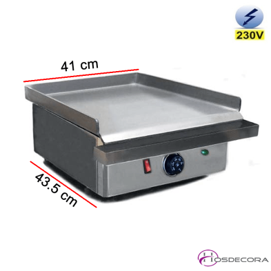 Plancha de bar eléctrica acero 3 Kw - 6 mm 39-PE40