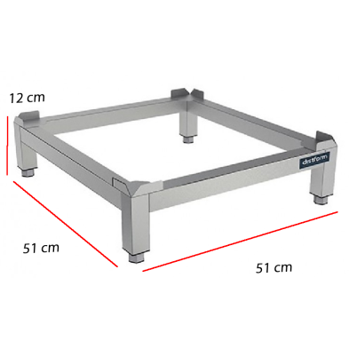 Peana para lavavasos industriales