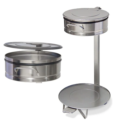 Soporte para bolsa de basura con pedd