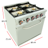 Cocinas a Gas con Horno 80CG70H