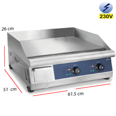 Plancha electrica para bar