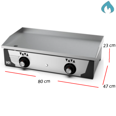 Plancha a gas Acero Rectificado