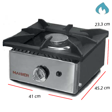 Cocina de encimera 1 Fuego CG1F