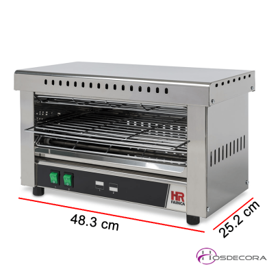 Tostador pan Temporizador R. Blindada 48.3 x 27.3 cm. 2kW