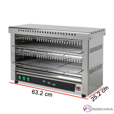 Tostador Grande pan R. Cuarzo 63.2 x 25.2 cm.4.2Kw