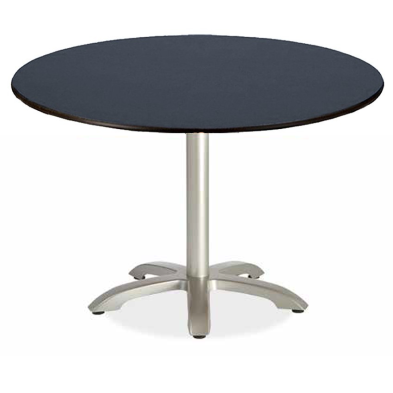 Mesa bar Base de aluminio fundido pulido plastificado.