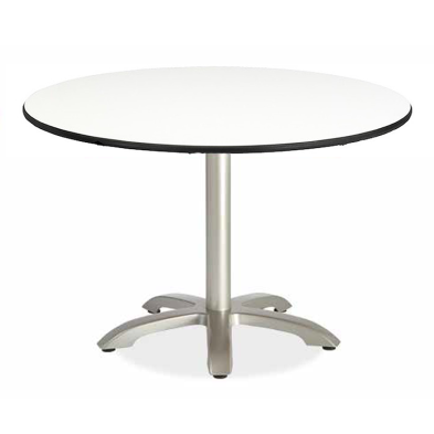 Mesa bar Base de aluminio fundido pulido plastificado.