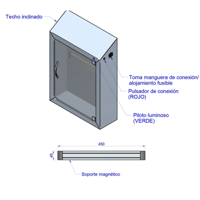 Esterilizador de Cuchillos por Ozono 16 piezas