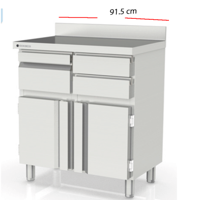 Cafetero en acero inoxidable para cafeteras y molinos. MCC90