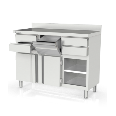 Mueble Cafetera y Molinos con Posero 1 MCC140