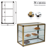 Vitrina Neutra Triple con Puertas 80x36x63