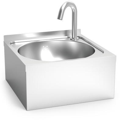 Lavamanos mural electrónico dos aguas.