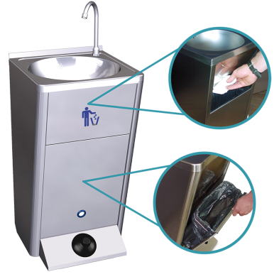 Lavamanos Portátil Pulsador