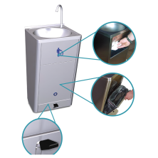 Lavamanos Portátil de Pedal Deposito