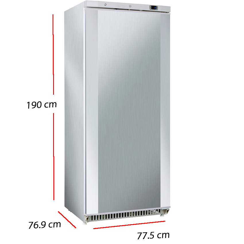 Armario Refrigerado de Acero Inox 600L