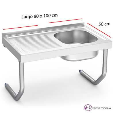 Fregadero Colgante 1 Cuba-Escurridor