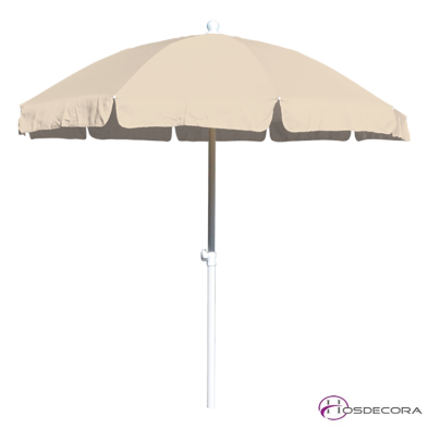 Parasol de terraza reforzado de aluminio con Faldon