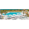 Parasol de piscinas de hotel