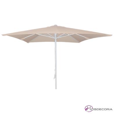 Parasol cuadrado para piscinas de hotel