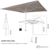 Parasol Gigante 5 x 5 -GIANT